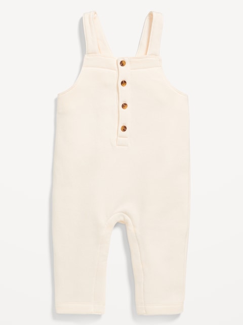 Button-Front Overalls for Baby
