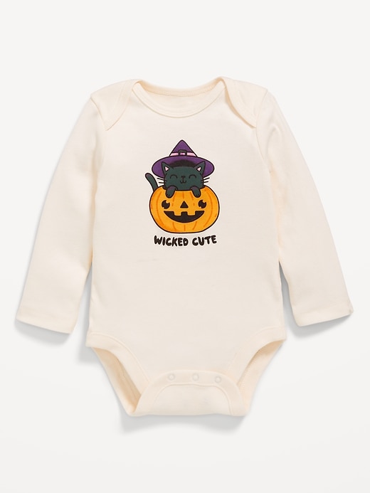 View large product image 1 of 1. Long-Sleeve Graphic Bodysuit for Baby