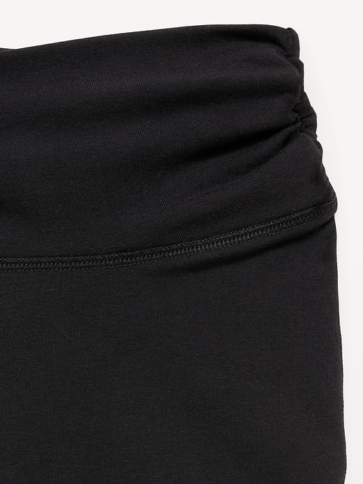 Image number 5 showing, High-Waisted PowerChill Side-Ruched Flared Leggings for Girls