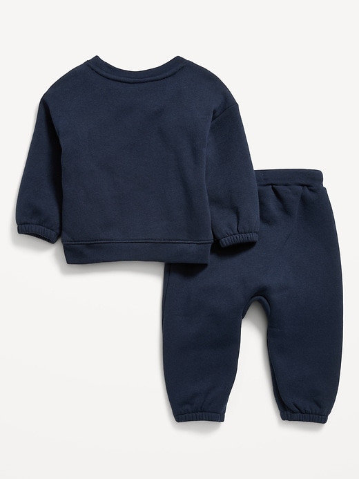 View large product image 2 of 4. Long-Sleeve Graphic Sweatshirt and Sweatpants Set for Baby