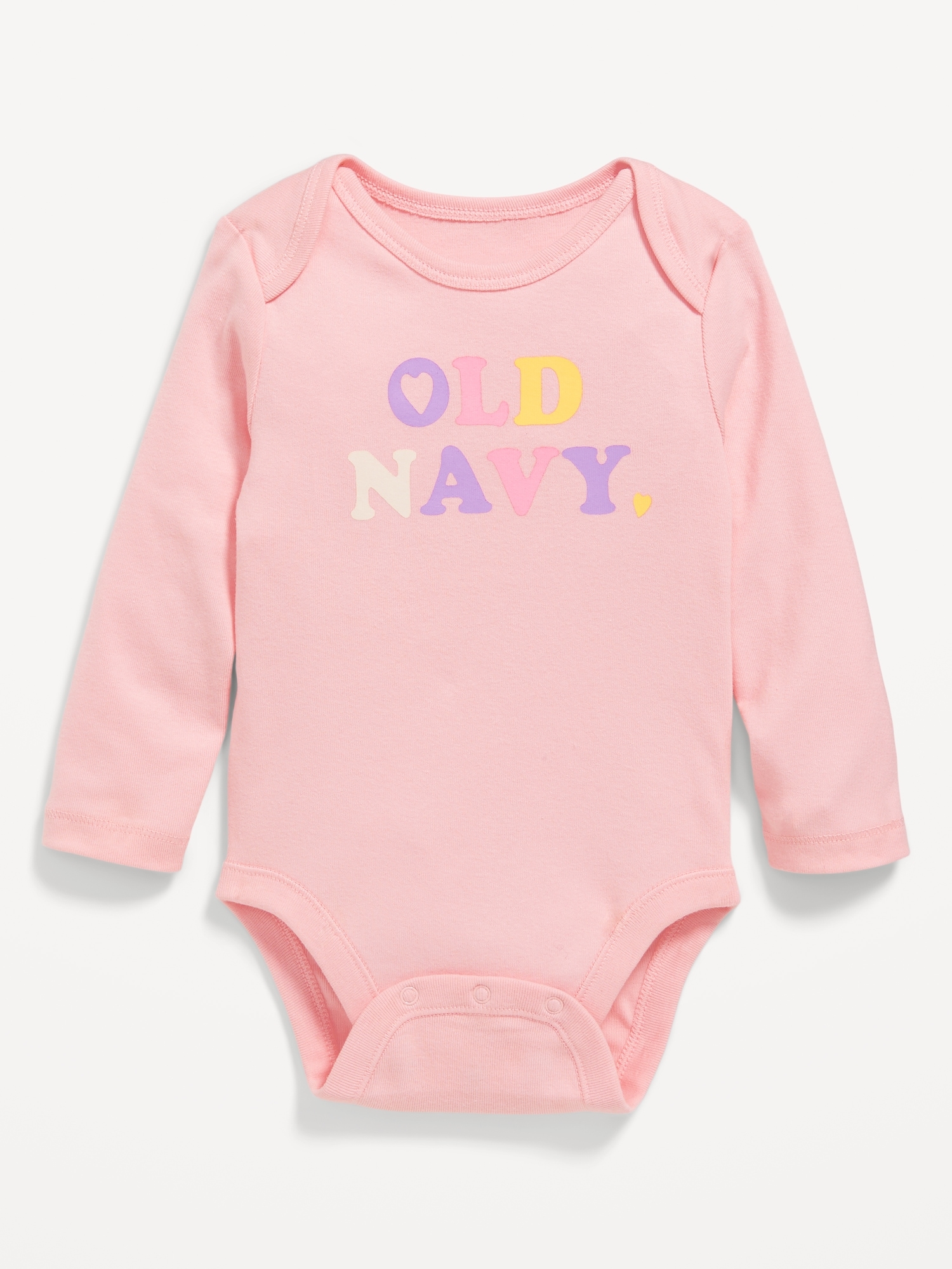 Long-Sleeve Logo-Graphic Bodysuit for Baby