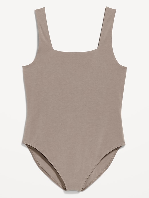 Image number 4 showing, Square-Neck Tank Top Bodysuit