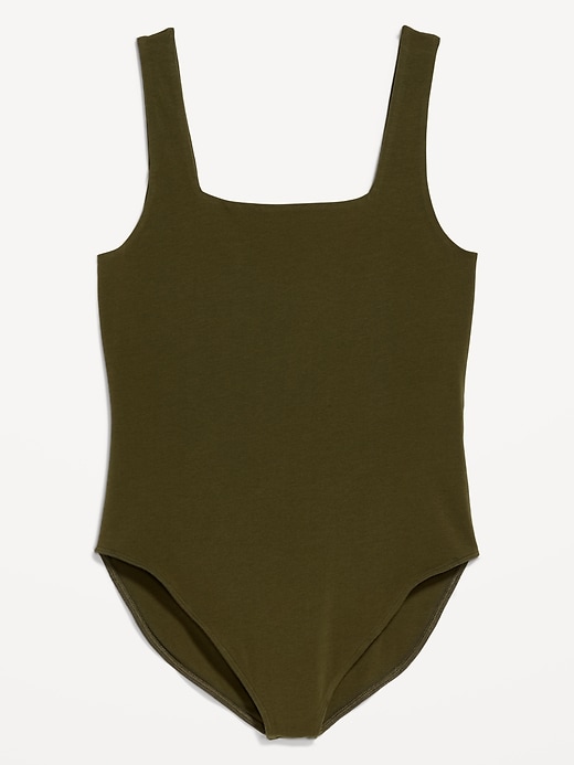 Image number 4 showing, Square-Neck Tank Top Bodysuit