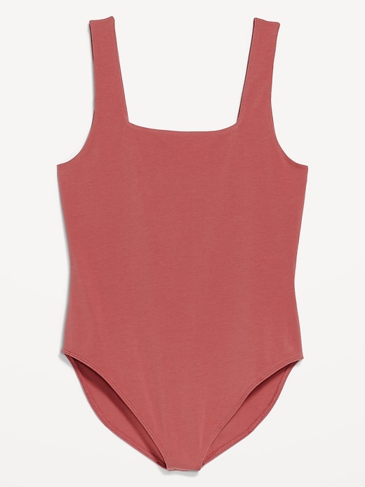 Image number 4 showing, Square-Neck Tank Top Bodysuit