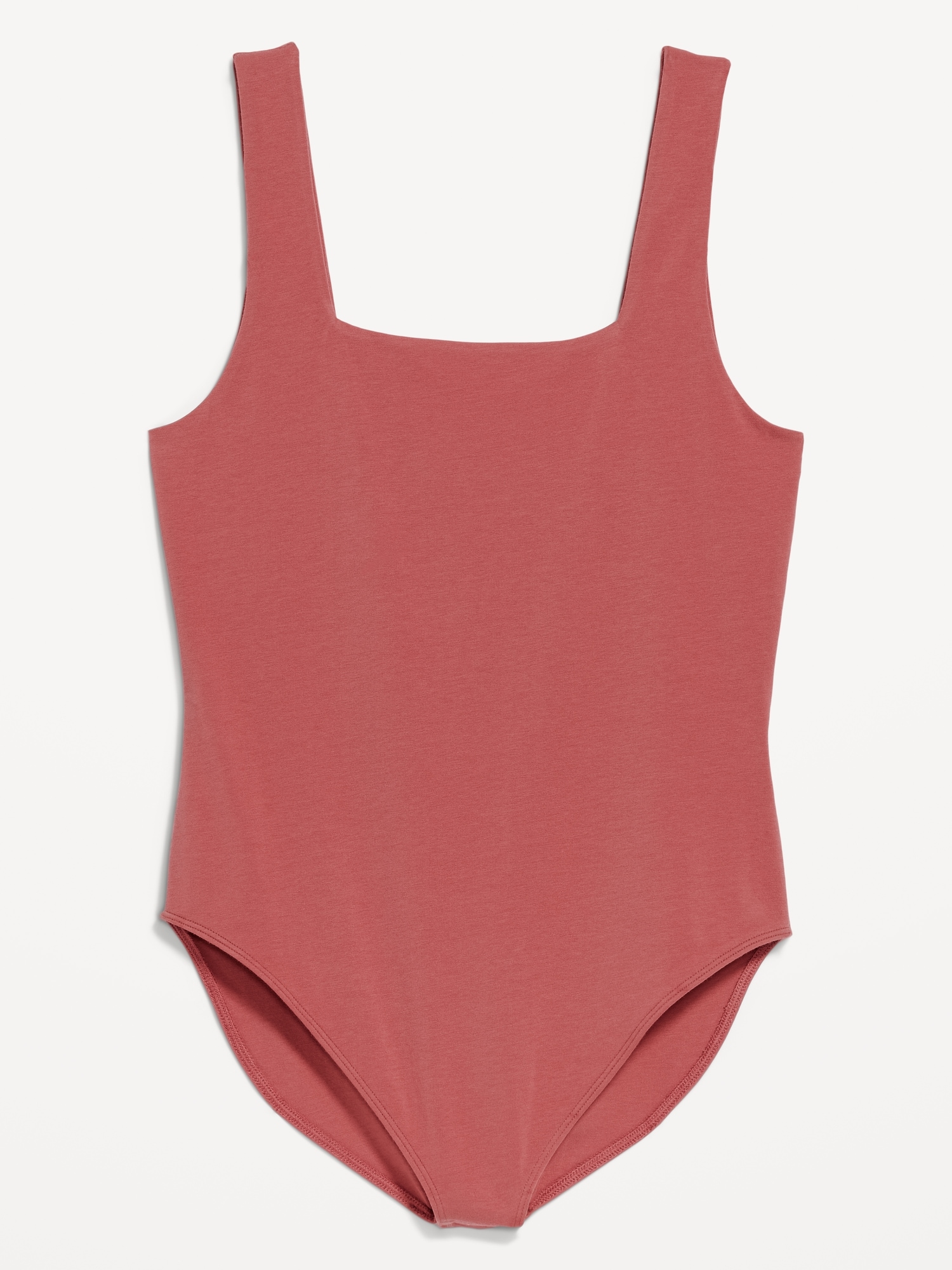 Square-Neck Tank Top Bodysuit