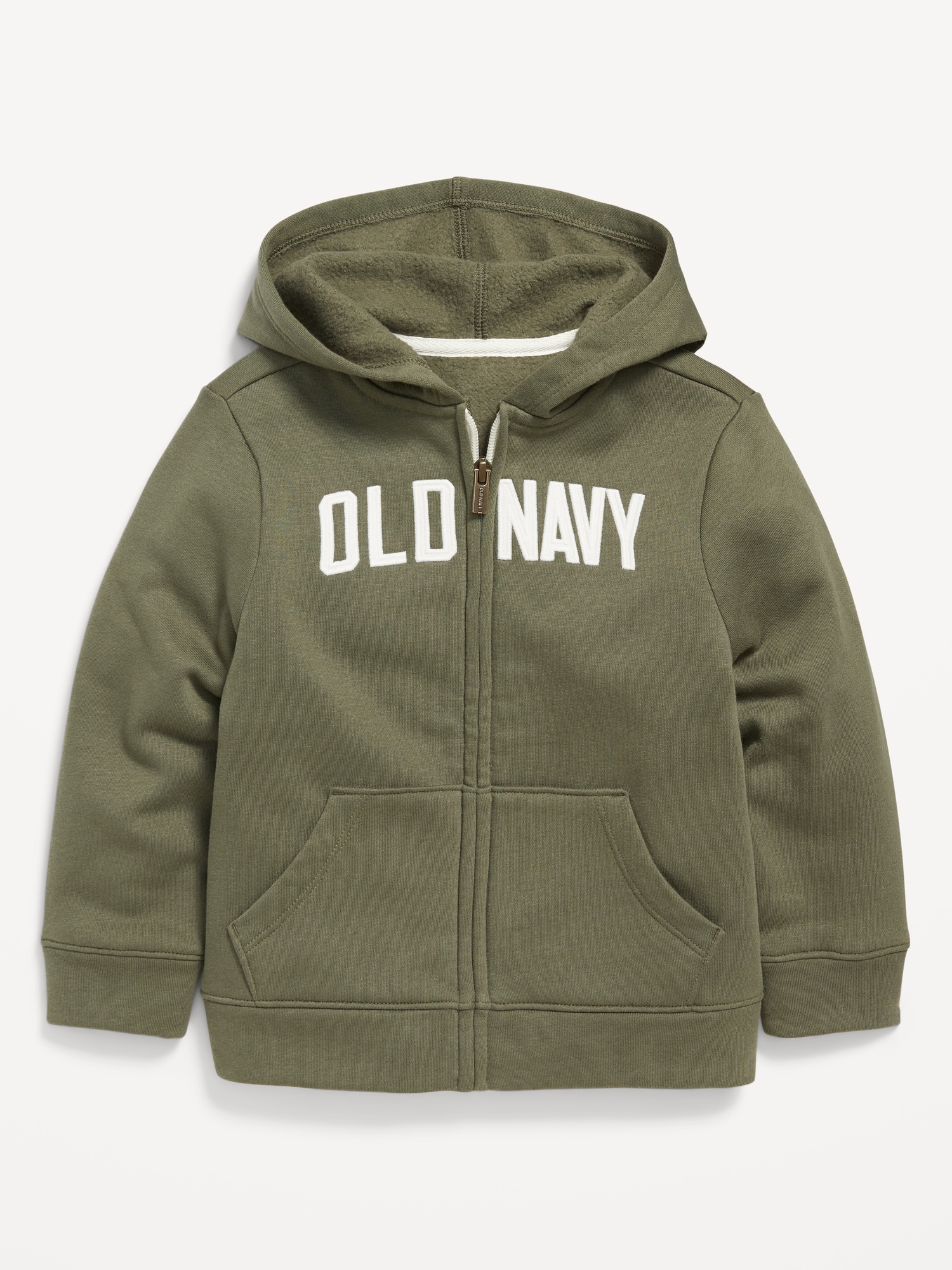 Logo-Graphic Zip-Front Hoodie for Toddler Boys