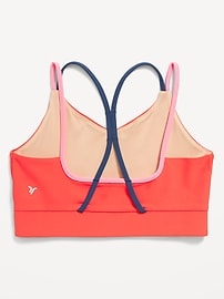 View large product image 4 of 4. PowerSoft Strappy Longline Sports Bra for Girls