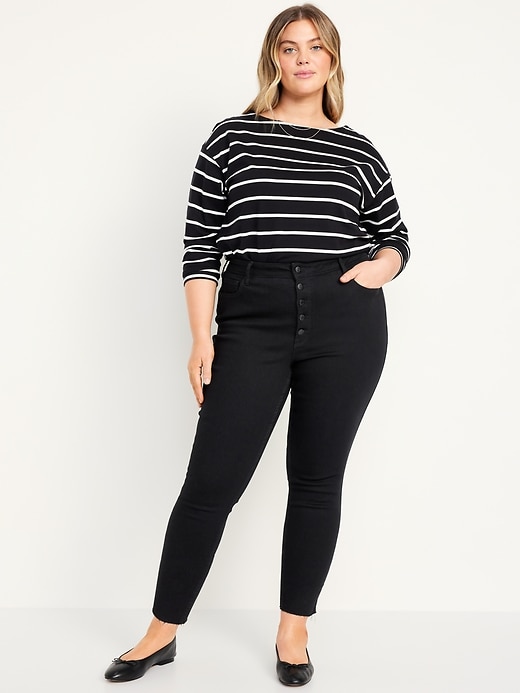 Image number 7 showing, Extra High-Waisted Rockstar 360° Stretch Super-Skinny Jeans