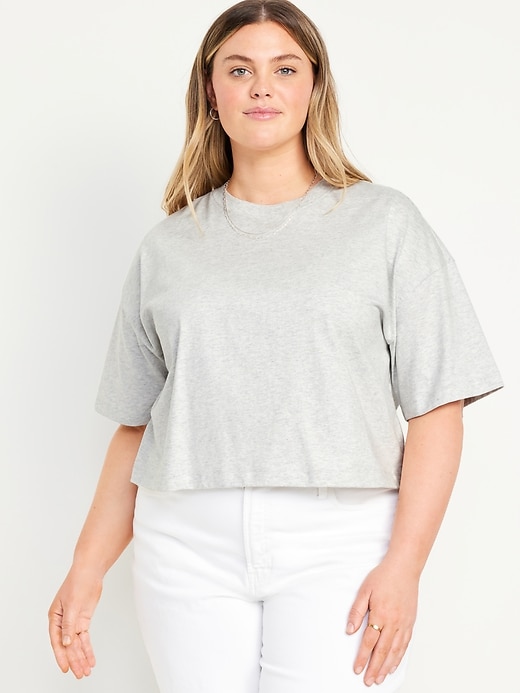 Image number 7 showing, Vintage Oversized Crop T-Shirt