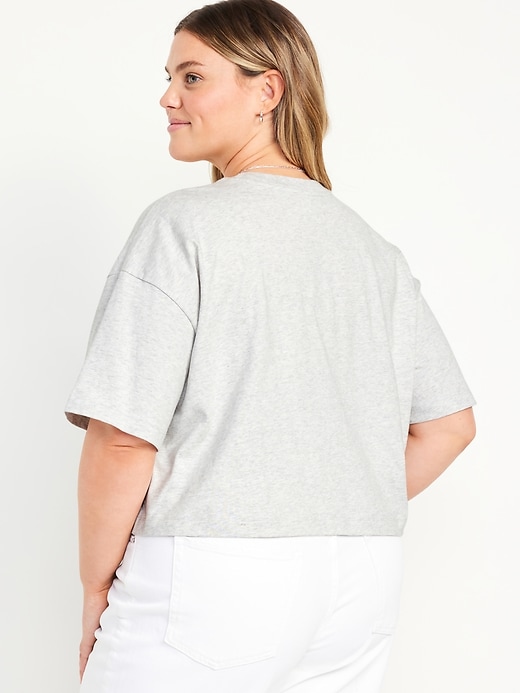 Image number 8 showing, Vintage Oversized Crop T-Shirt