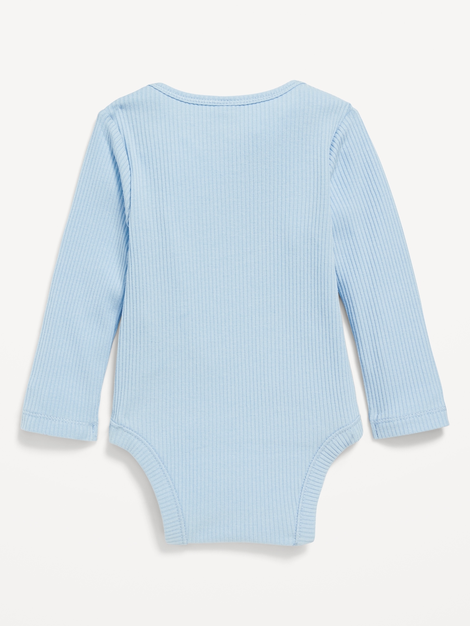 Long-Sleeve Ribbed Bodysuit for Baby