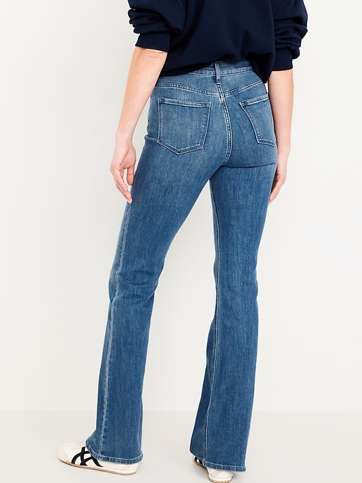 L'image numéro 3 présente Jean Wow évasé à taille haute