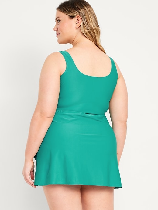 Image number 8 showing, Side-Tie Swim Dress