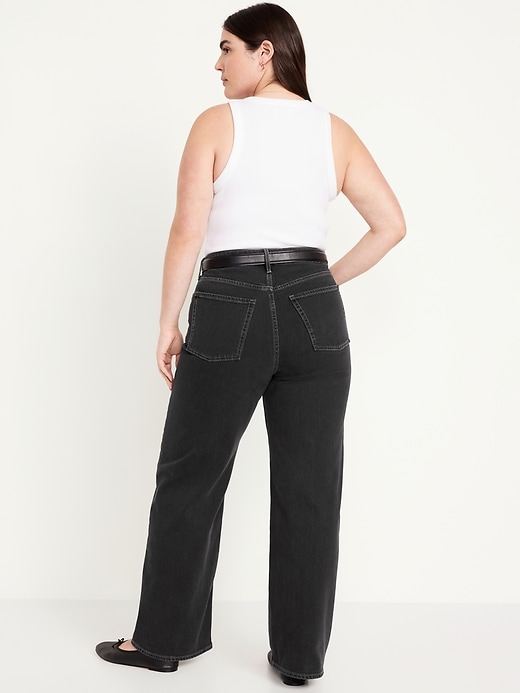 Image number 5 showing, Extra High-Waisted Sky-Hi Wide-Leg Jeans