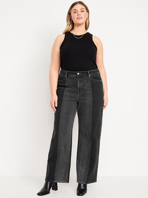 Image number 6 showing, Extra High-Waisted Sky-Hi Wide-Leg Jeans