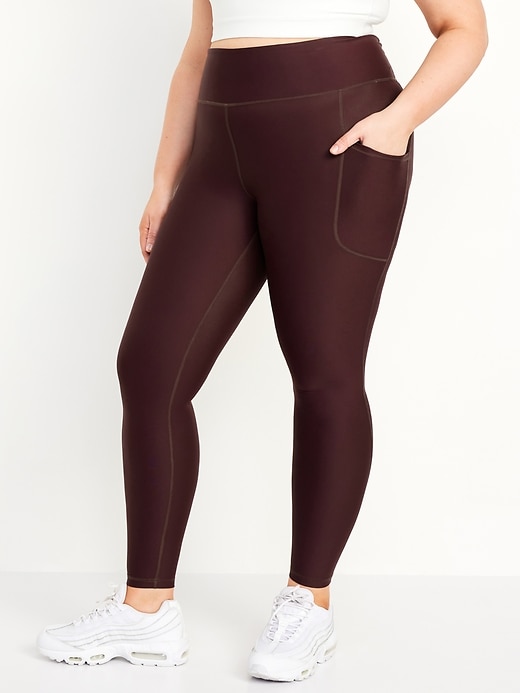 Image number 7 showing, High-Waisted PowerSoft Full-Length Pocket Leggings