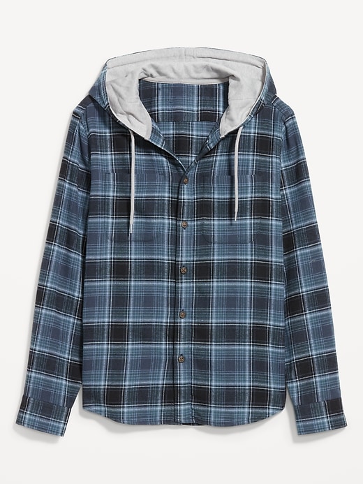 Image number 4 showing, Hooded Flannel Shirt