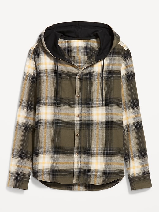 Image number 4 showing, Hooded Flannel Shirt