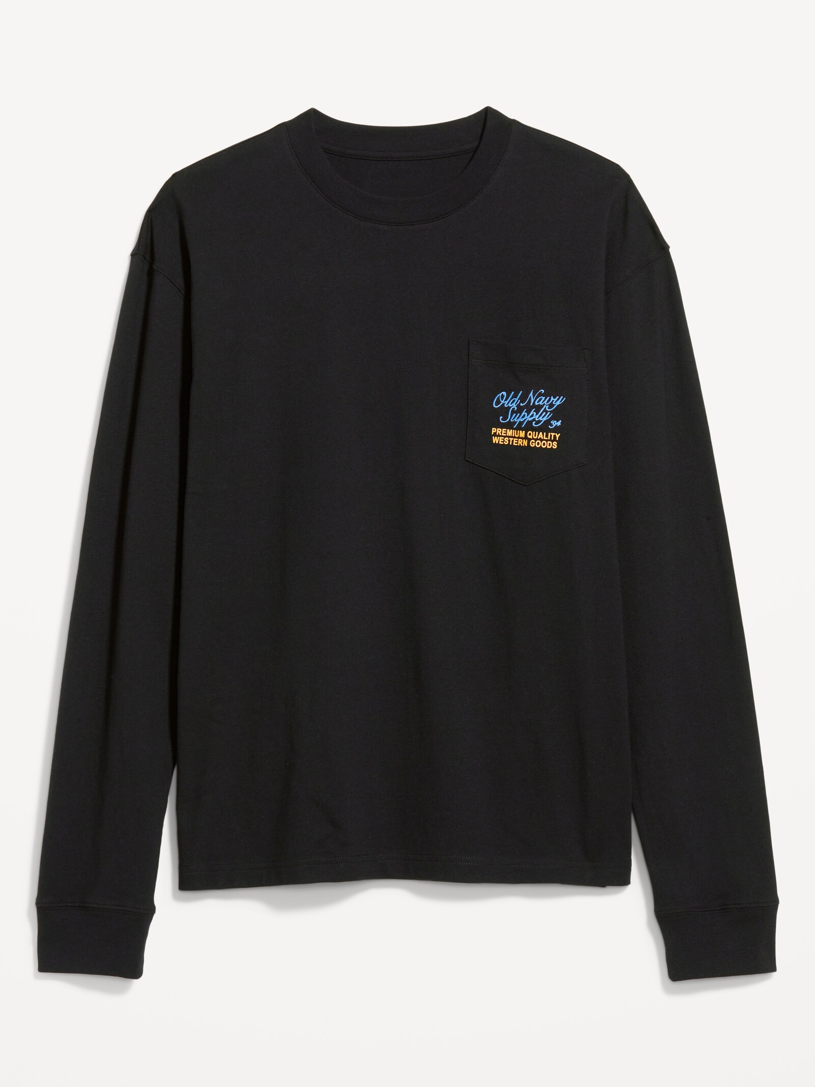 Long-Sleeve Heavyweight Logo T-Shirt | Old Navy