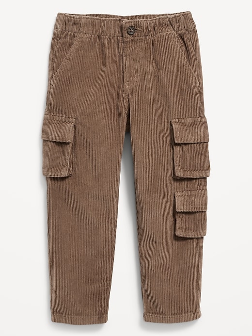 View large product image 1 of 3. Loose Corduroy Cargo Pants for Toddler Boys