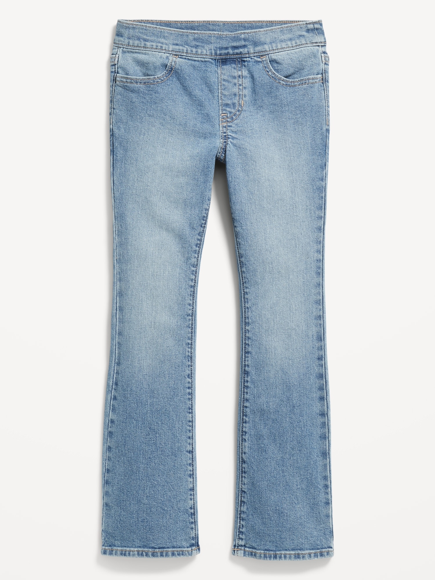 Wow Boot-Cut Pull-On Jeans for