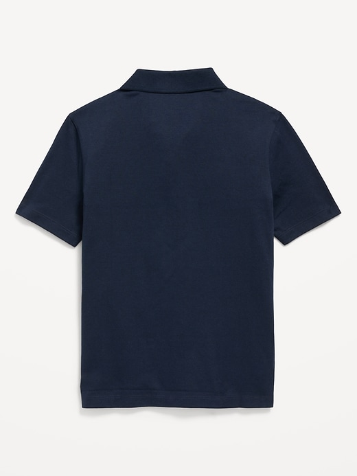 L'image numéro 3 présente Polo d’uniforme scolaire en jersey pour Garçon