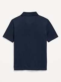 View large product image 3 of 7. School Uniform Jersey Polo Shirt for Boys