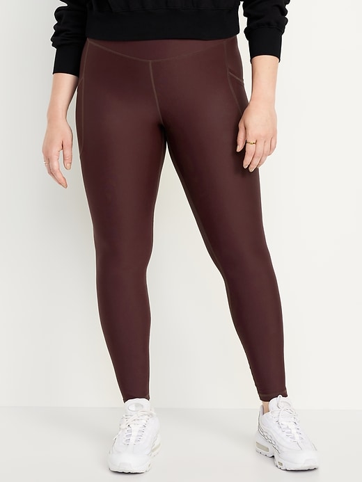 Image number 5 showing, High-Waisted PowerSoft Full-Length Pocket Leggings