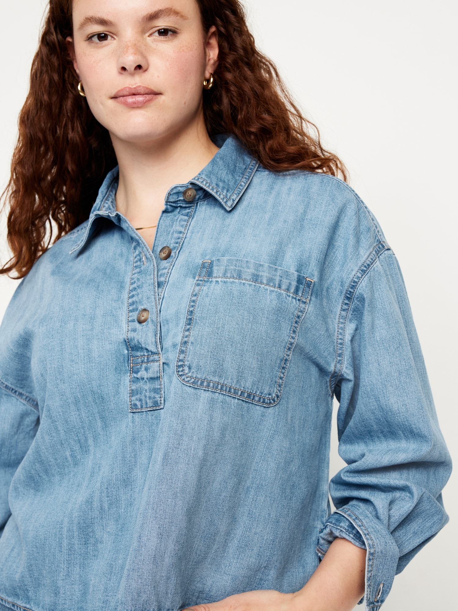 Jean Popover Shirt