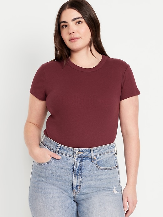 Image number 5 showing, Snug Crop T-Shirt