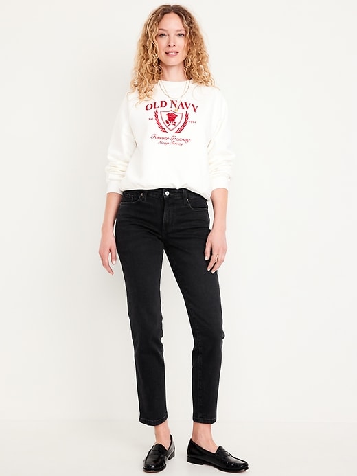 Image number 1 showing, Mid-Rise OG Straight Ankle Jeans