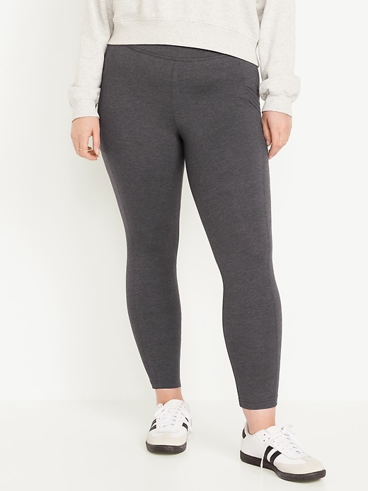 Image number 5 showing, High-Waisted Fashion Layering 7/8 Legging