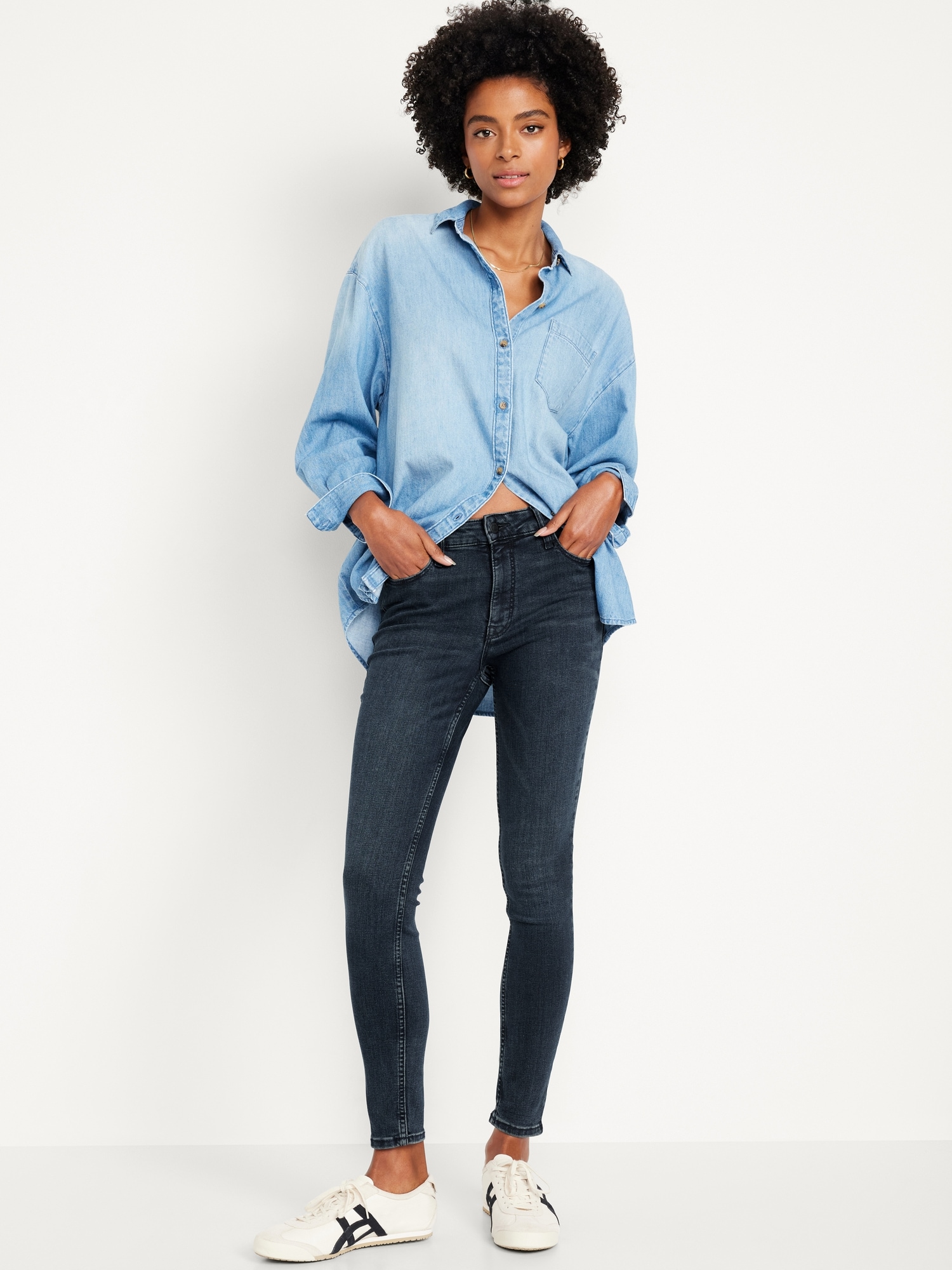 High-Waisted Rockstar Super-Skinny Jeans