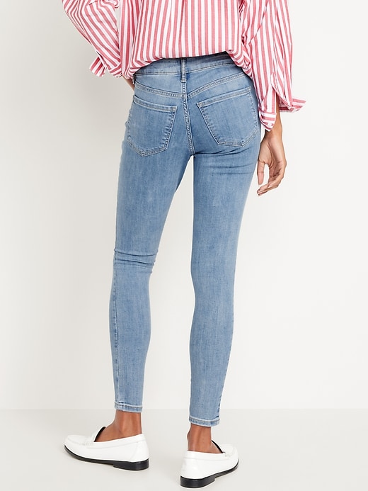 Image number 3 showing, Mid-Rise Rockstar Super-Skinny Jeans