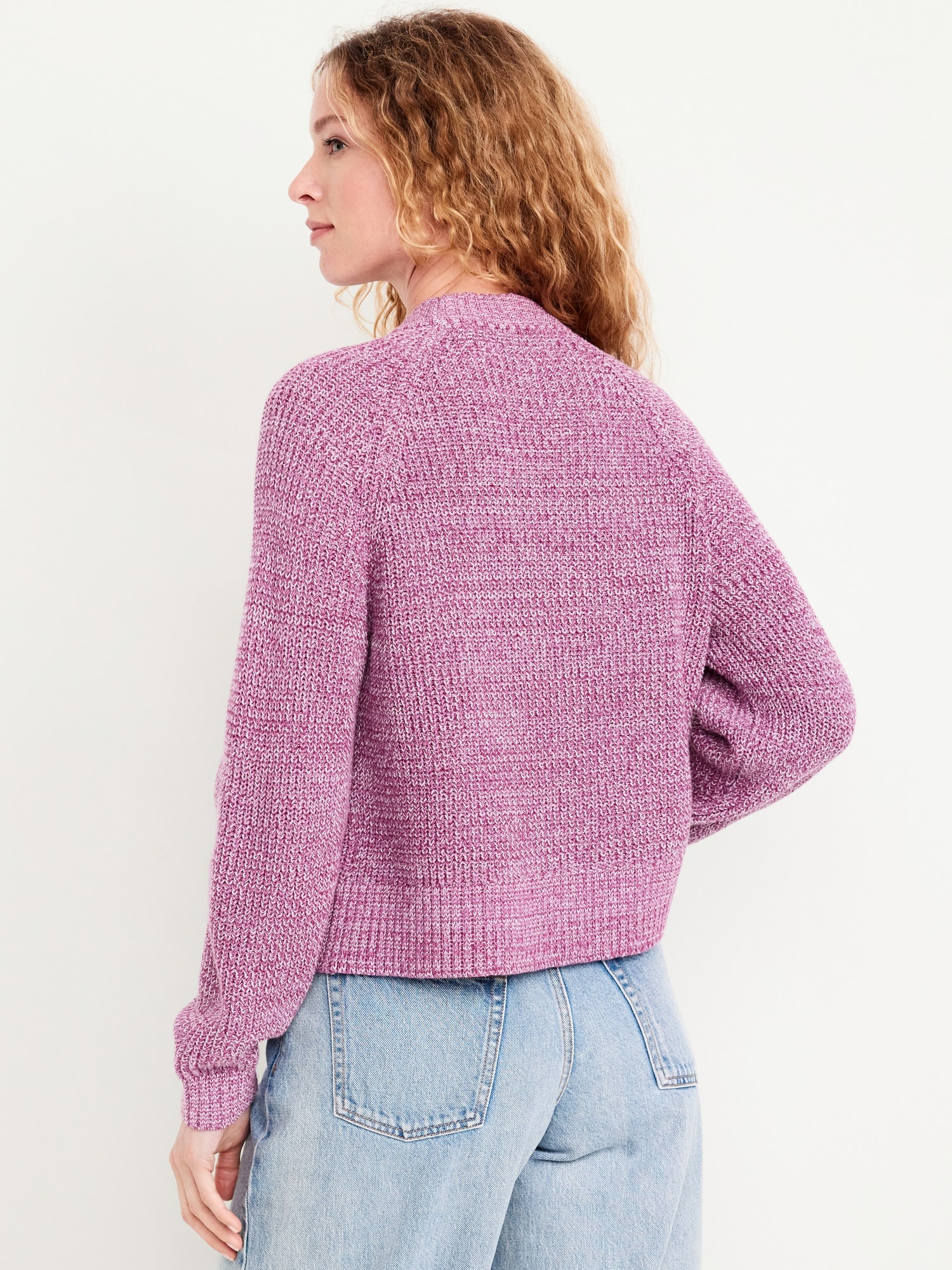 Shaker-Stitch Sweater