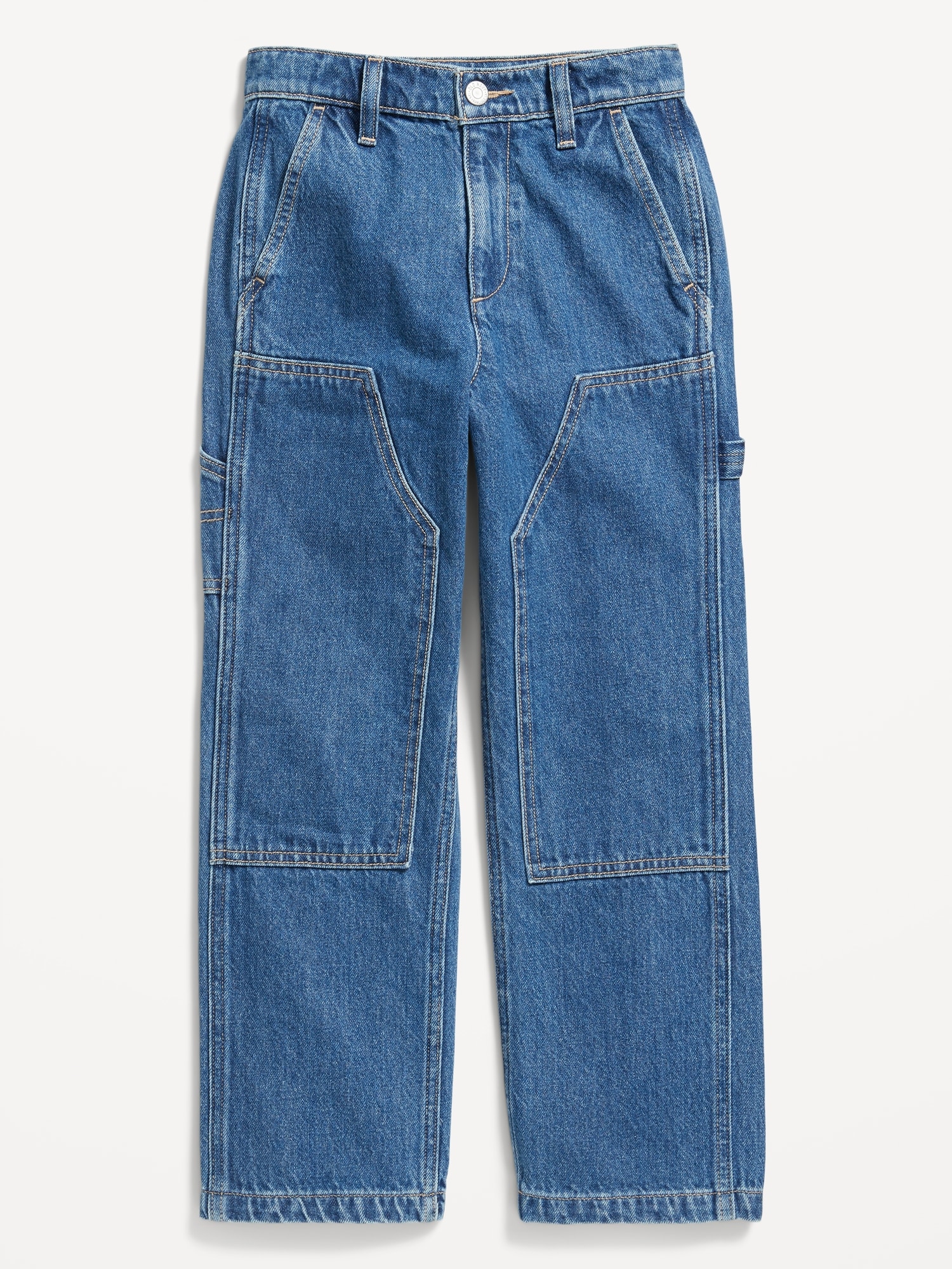 High-Waisted Carpenter Jeans for Girls