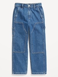 View large product image 4 of 5. High-Waisted Carpenter Jeans for Girls