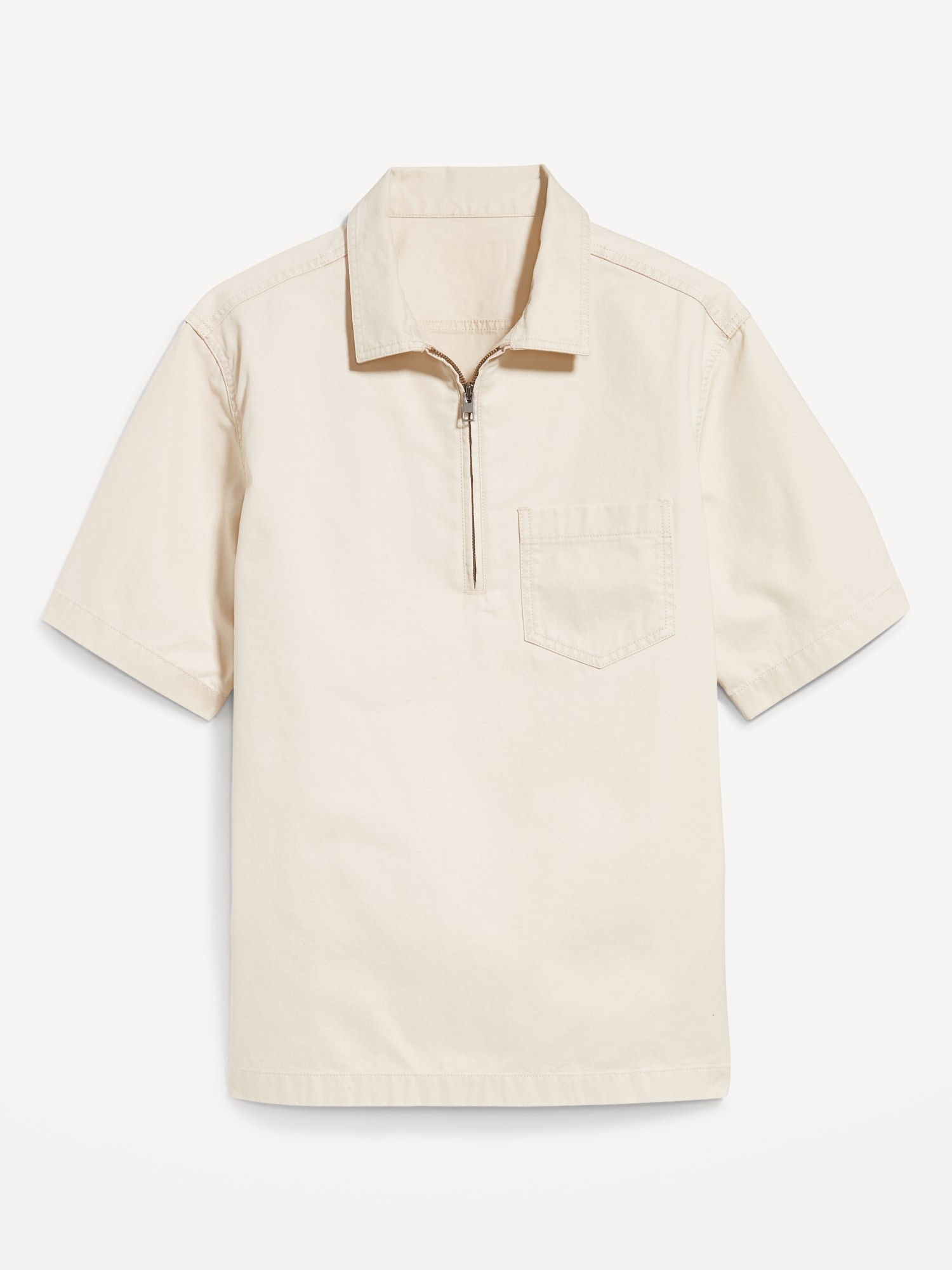 Quarter-Zip Workwear Shirt