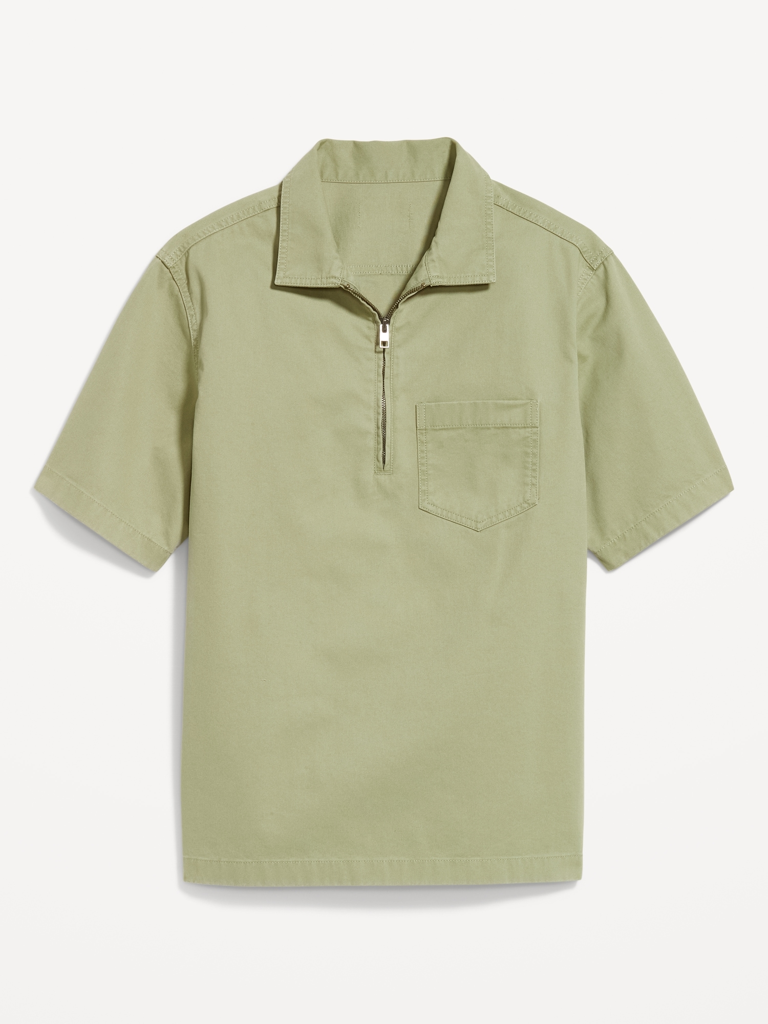 Quarter-Zip Workwear Shirt