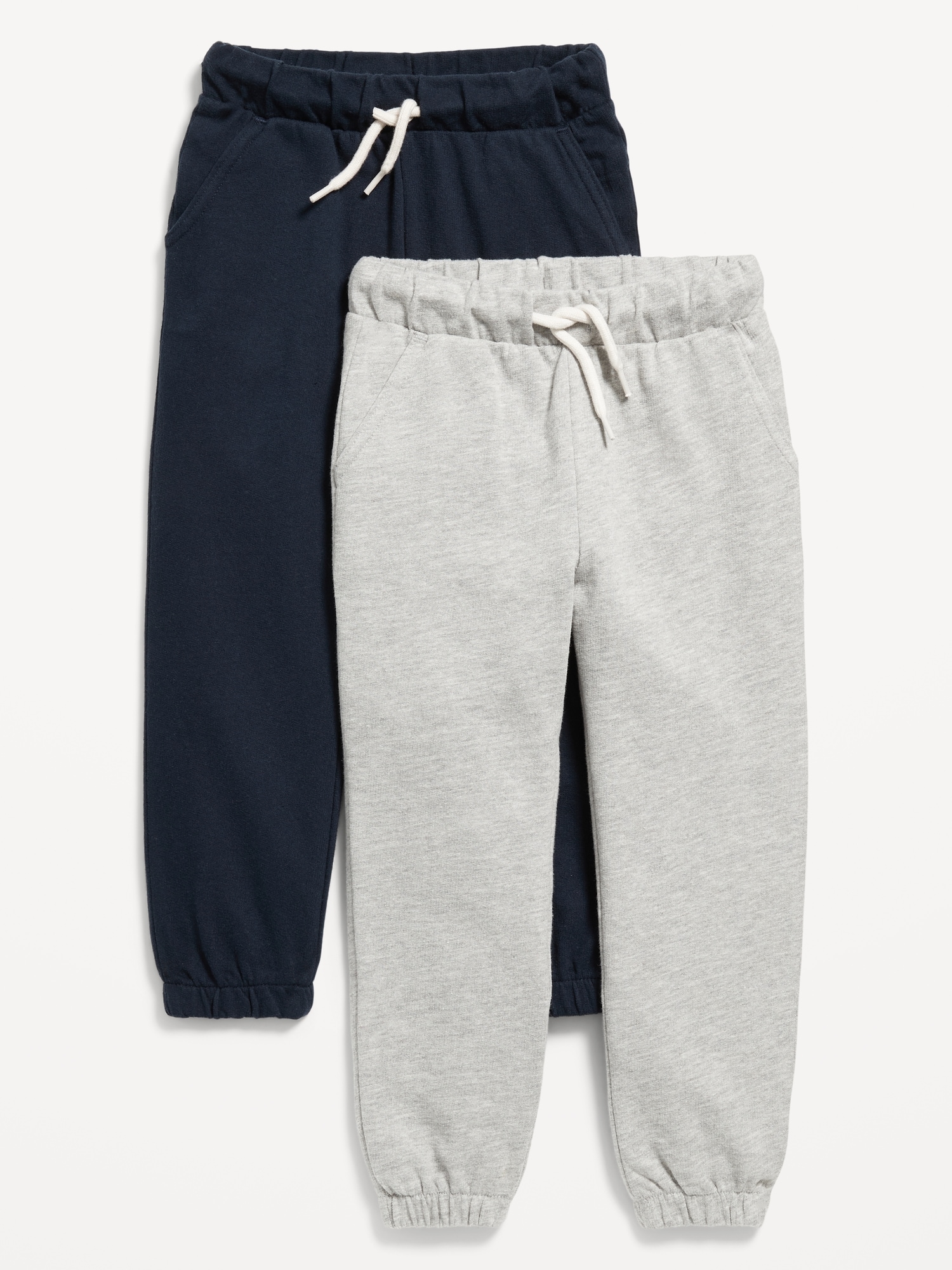 Pantalon de jogging en coton ouaté à coulisse fonctionnelle pour tout-petit garçon (paquet de 2)