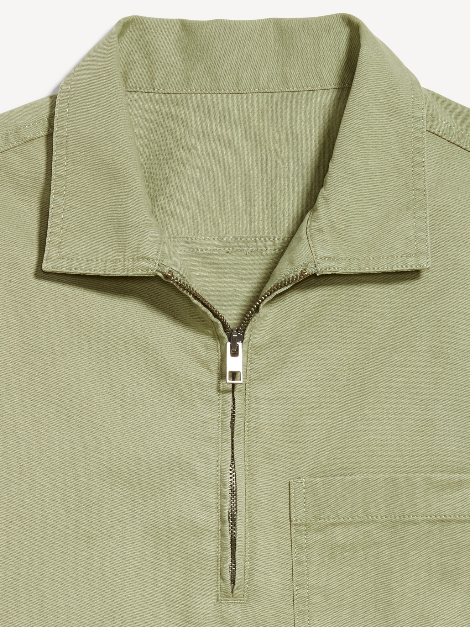 Quarter-Zip Workwear Shirt