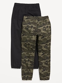 Image number 2 showing, Twill Jogger Pants 2-Pack for Boys