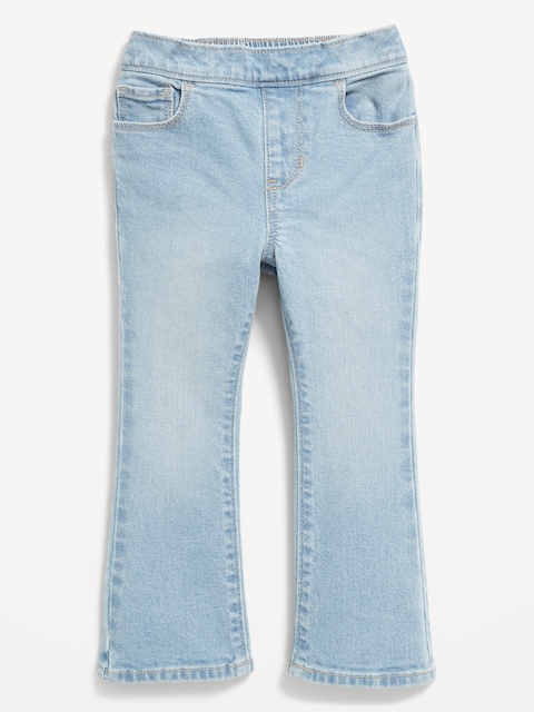 Wow High-Waisted Flare-Leg Pull-On Jeans for Toddler Girls - Blue