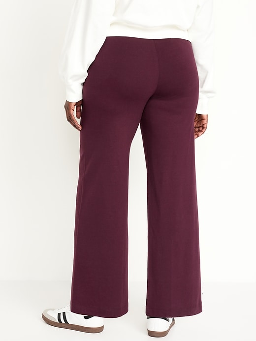 Image number 6 showing, High-Waisted Wide-Leg Leggings