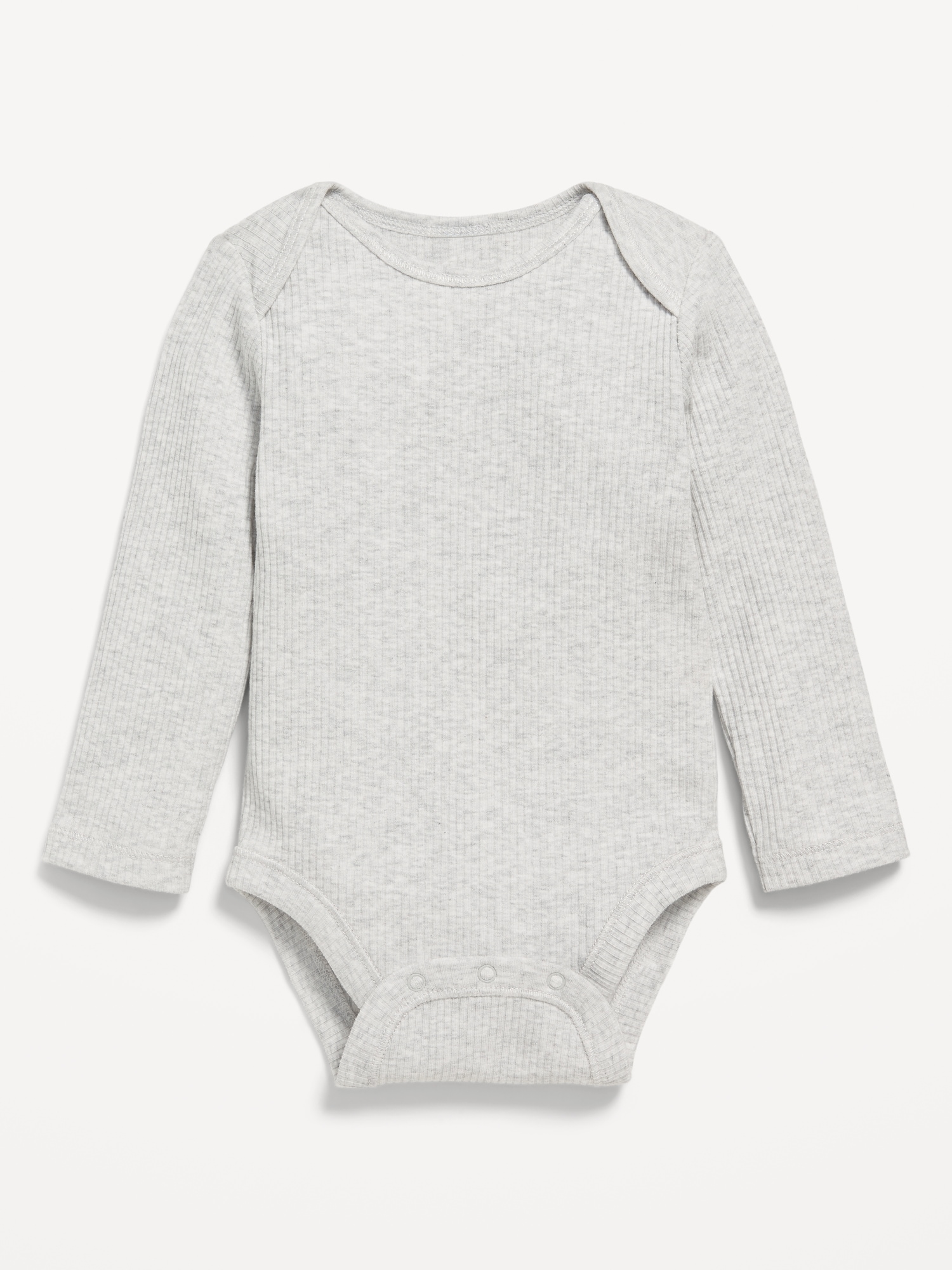 Long-Sleeve Ribbed Bodysuit for Baby