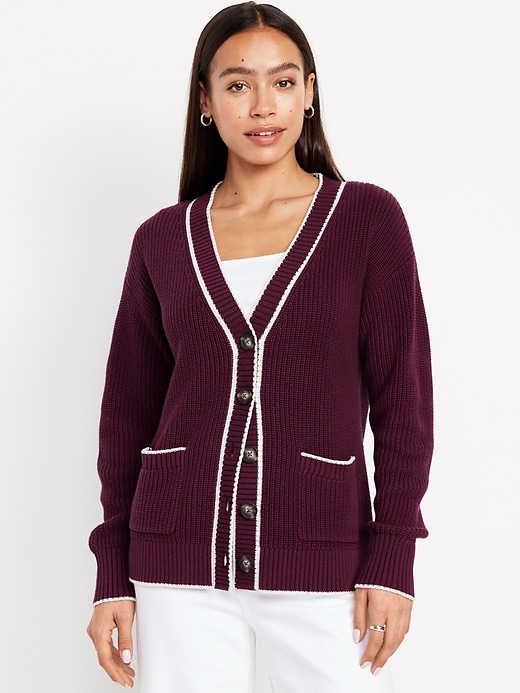 Image number 1 showing, Relaxed Cardigan Sweater