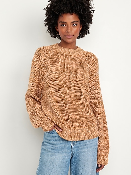 Image number 1 showing, Shaker-Stitch Sweater