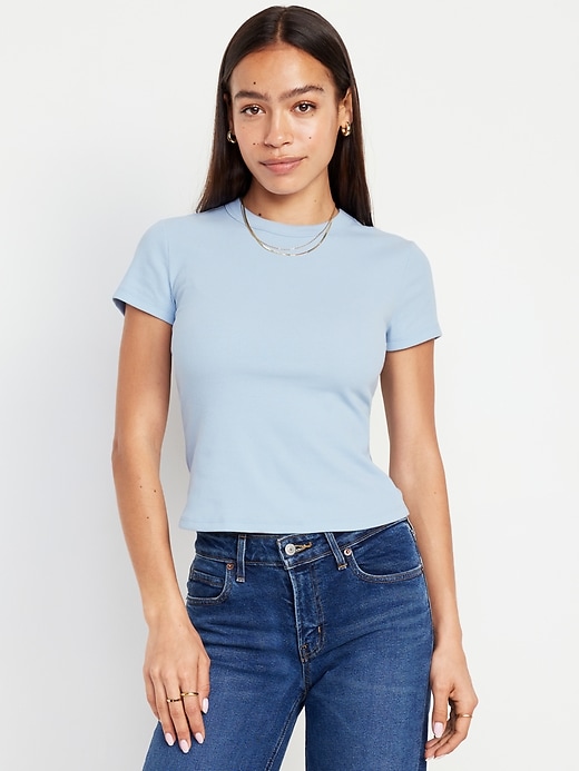 Image number 1 showing, Snug Crop T-Shirt