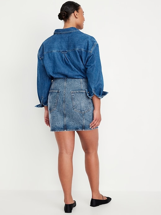 Image number 6 showing, Mid-Rise OG Jean Mini Skirt