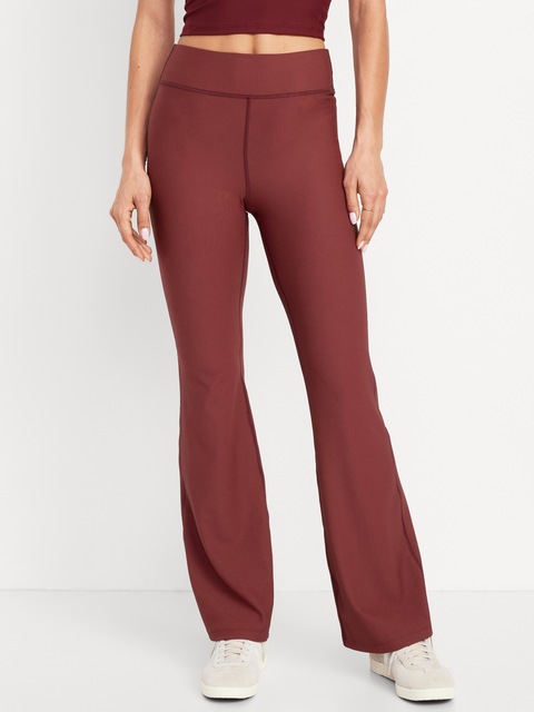 Legging PowerSoft évasé côtelé à taille très haute